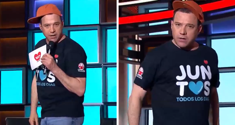 El épico momento de Julian Elfenbein rapeando en Teletón para presentar a XZ: “Entro en onda”