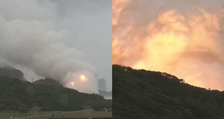 Explosión del cohete japonés Epsilon S