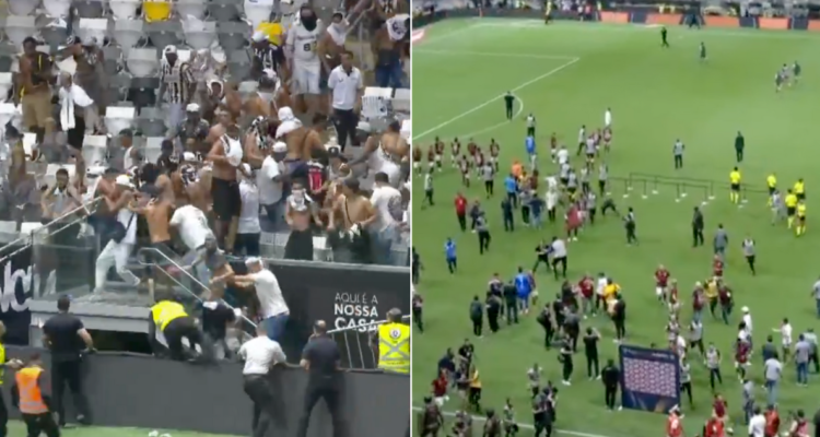 Erick Pulgar vivió momento de tensión tras ser campeón de la Copa Brasil.