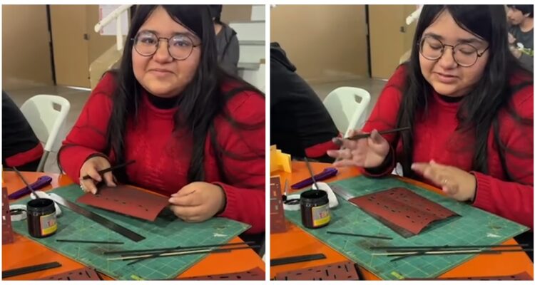 Estudiante de Arquitectura causa debate en redes: avanzó en maqueta mientras se desempeñaba como vocal