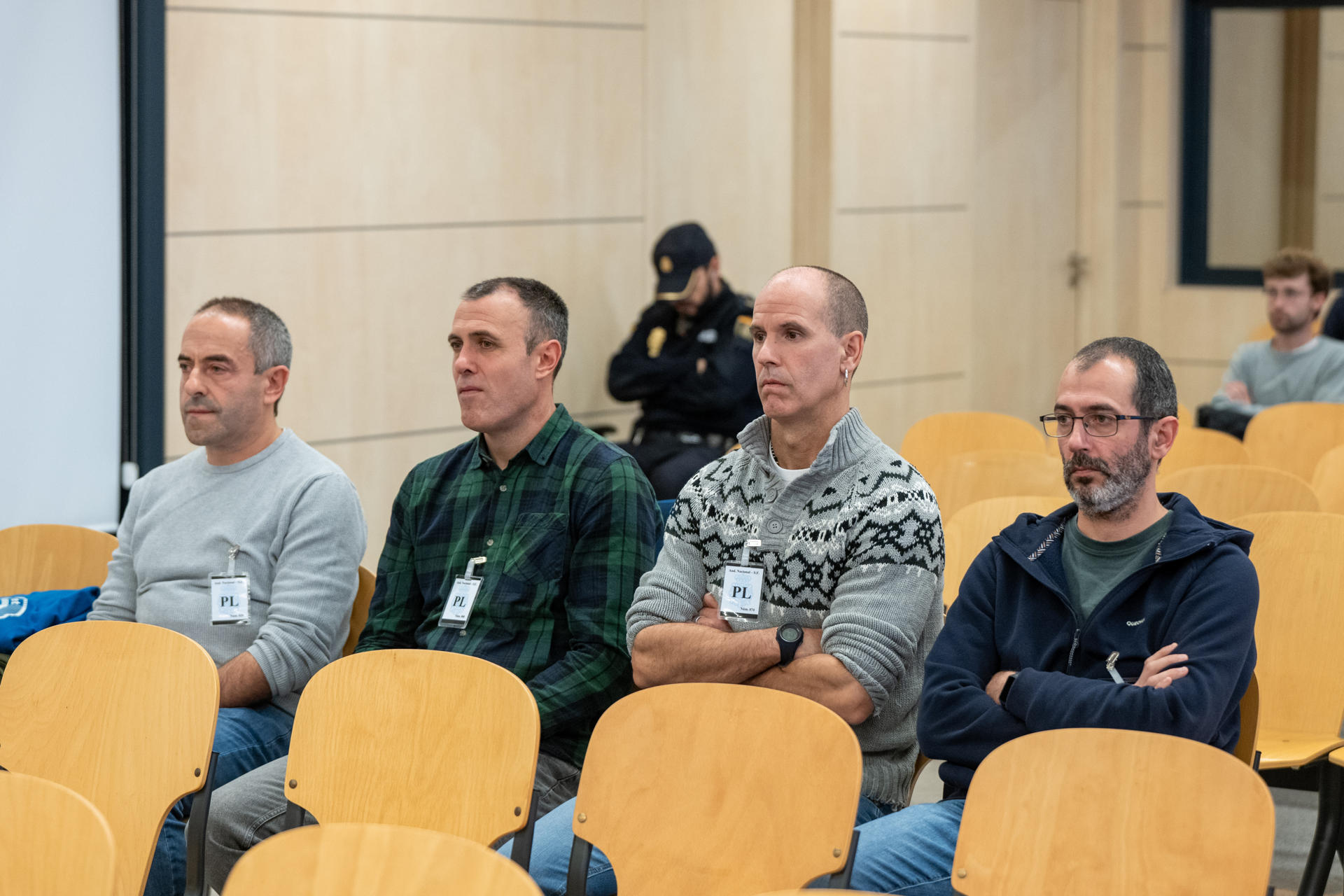 Francisco Javier ‘Patxi’ Makazaga, Jon Zubiaurre, Imanol Miner Villanueva y Asier García Justo