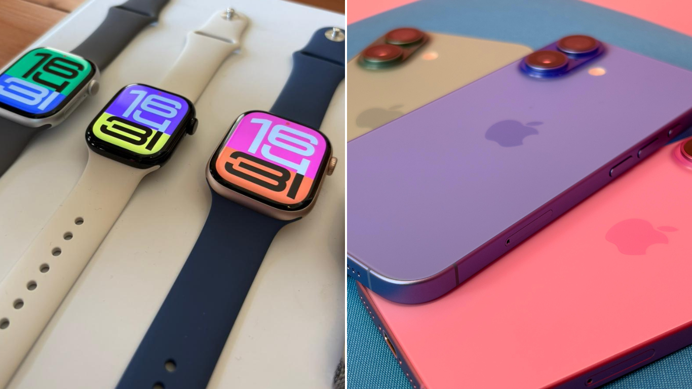 En la imagen, los nuevos Apple Watch Series 10 y el iPhone 16.