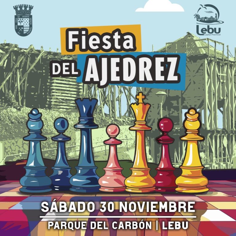 Lebu se prepara para recibir la Fiesta del Ajedrez.