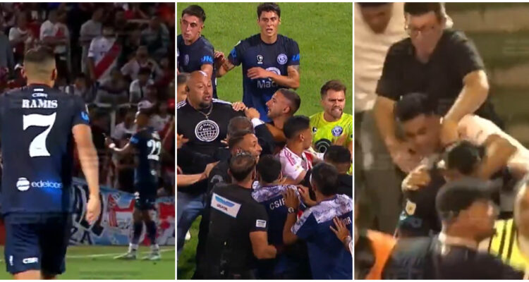 Peleas, gestos y conflicto entre cracks: el escandaloso final del Indep. Rivadavia-River en Argentina