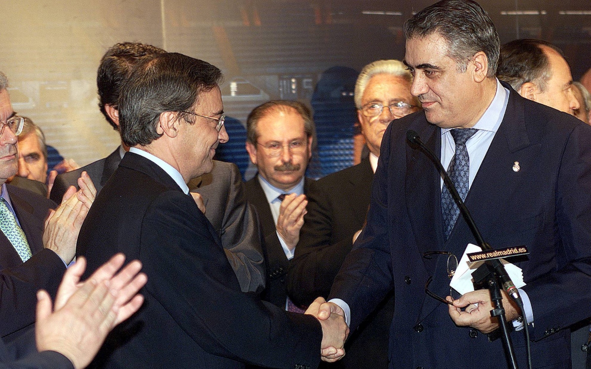 Florentino Pérez y Lorenzo Sanz