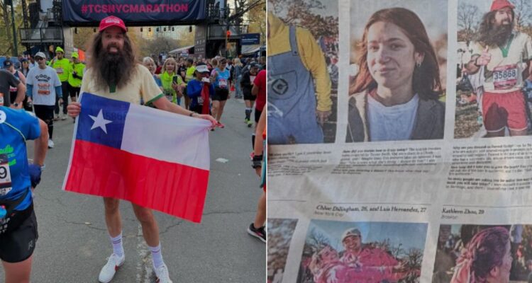 Forrest Gump chileno se robó las miradas en Maratón de New York: fotos, saludos y elogios del NY Times