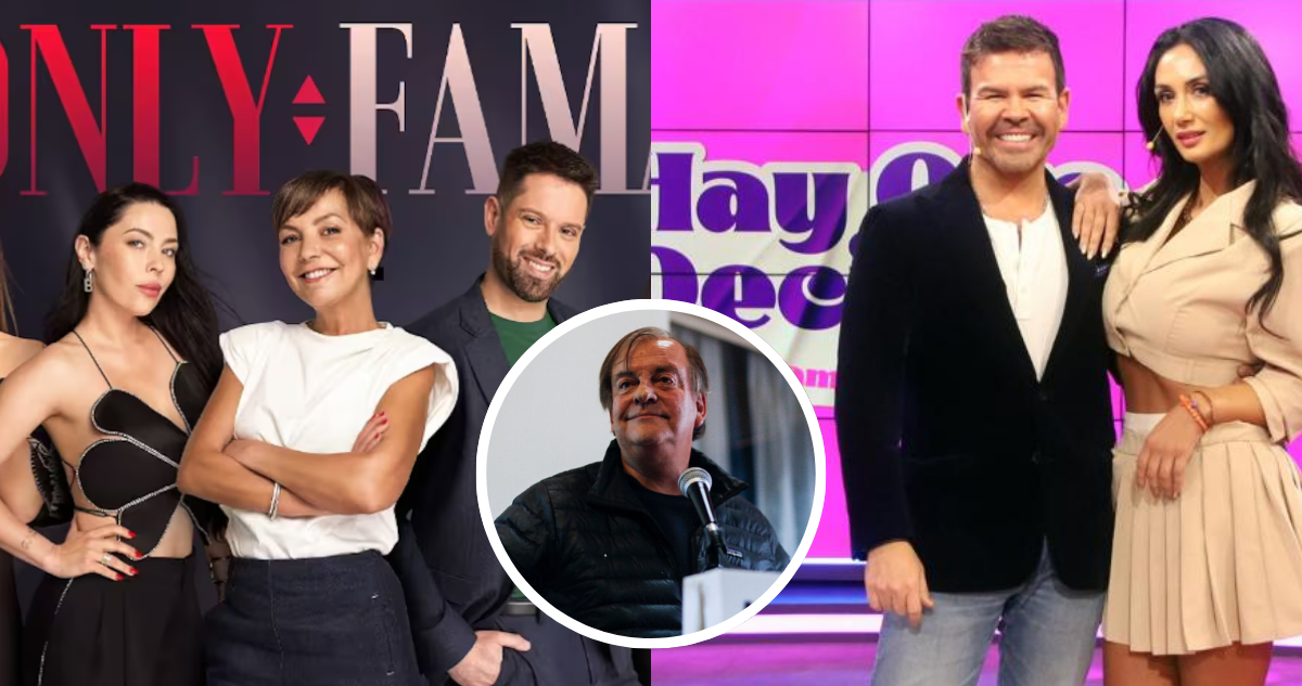 Fotografia promocional de Only Fama y Hay que decirlo en referencia a farándula en TVN