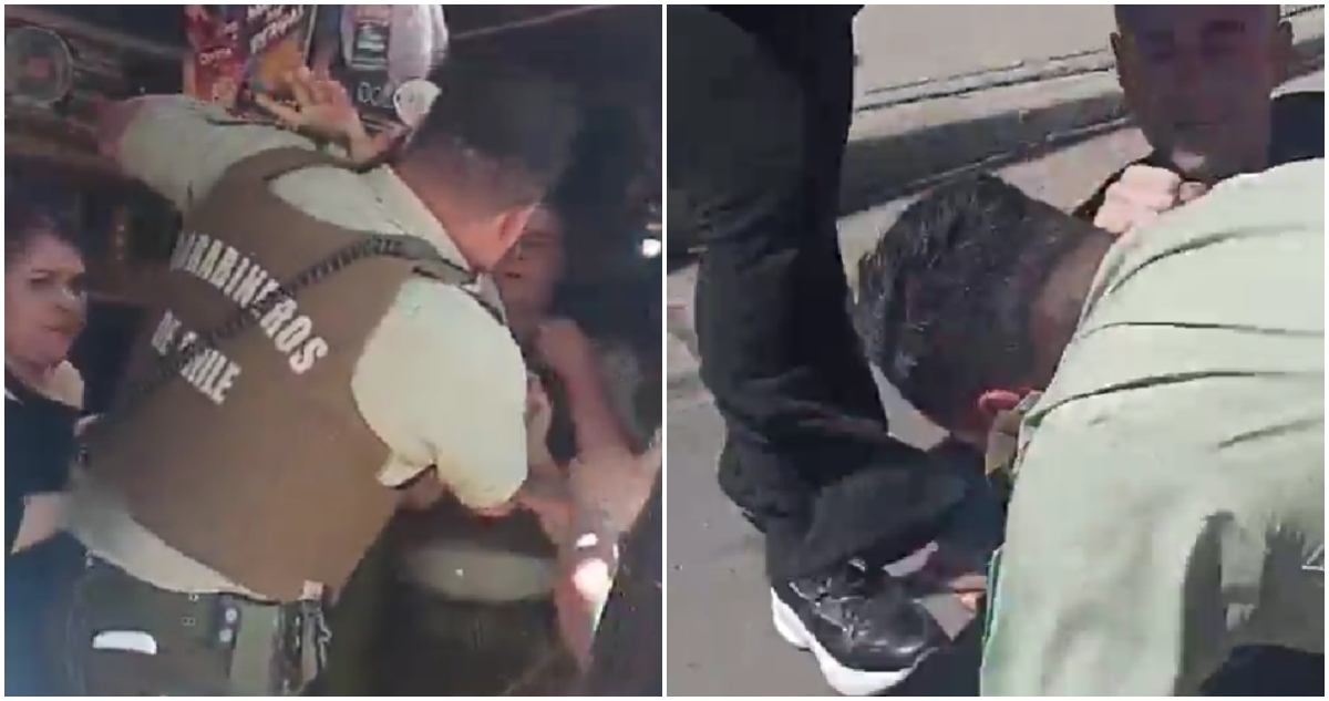 Golpiza a carabineros en San Antonio