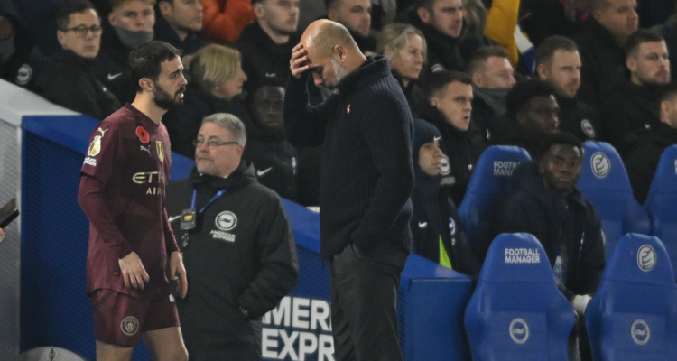 Guardiola pierde 4to juego seguido por primera vez como DT y es foco de burlas: “Te van a despedir”