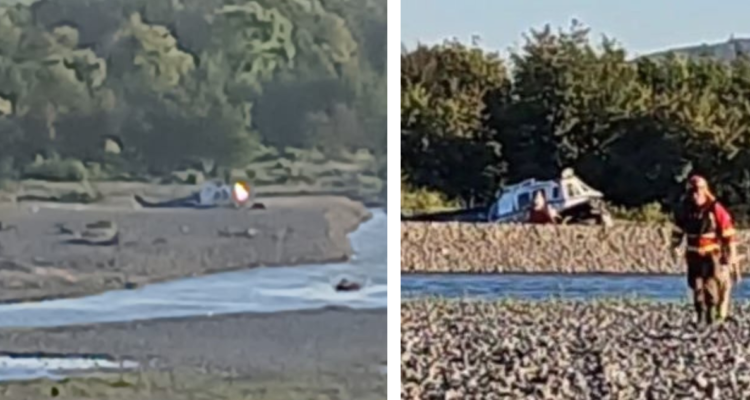 helicóptero capotó en rauco