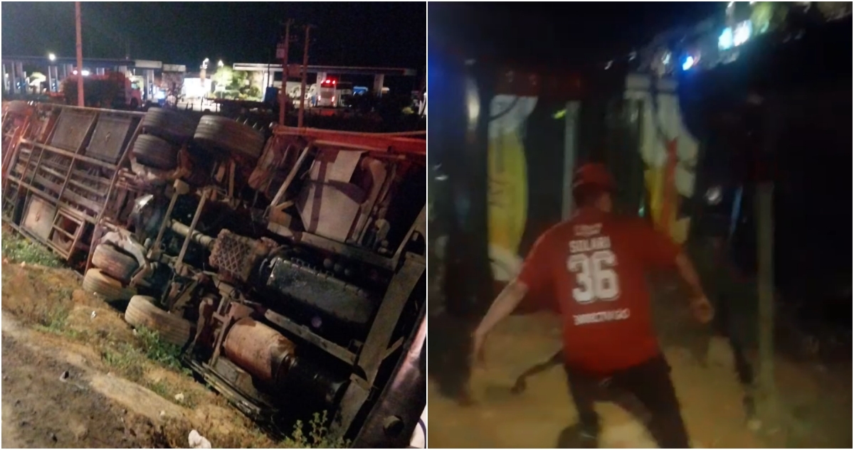 Bus con hinchas de Colo Colo se vuelca en el norte: hay dos heridos en riesgo vital