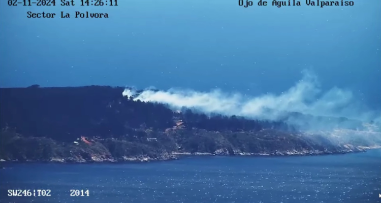 Incendio camino el faro