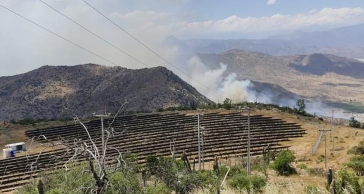 Incendio forestal consume al menos 50 hectáreas en Tiltil Bomberos y Conaf combaten las llamas