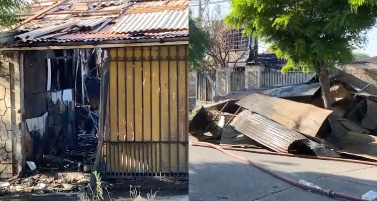 Incendio en dos viviendas de Maipú deja un adulto mayor fallecido