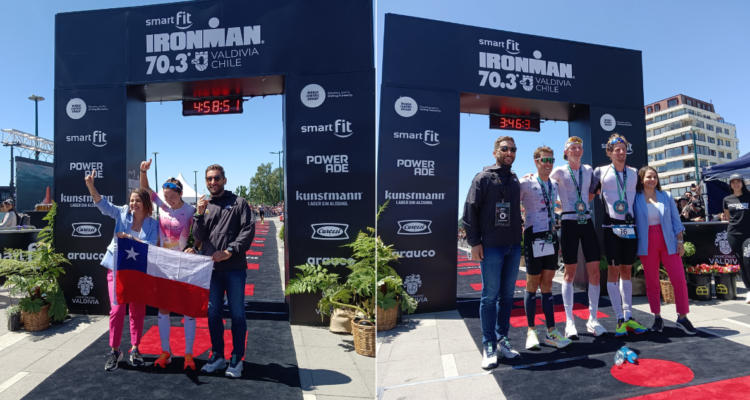 Macarena Salazar se queda con la primera edición del Ironman 70.3 de Valdivia.