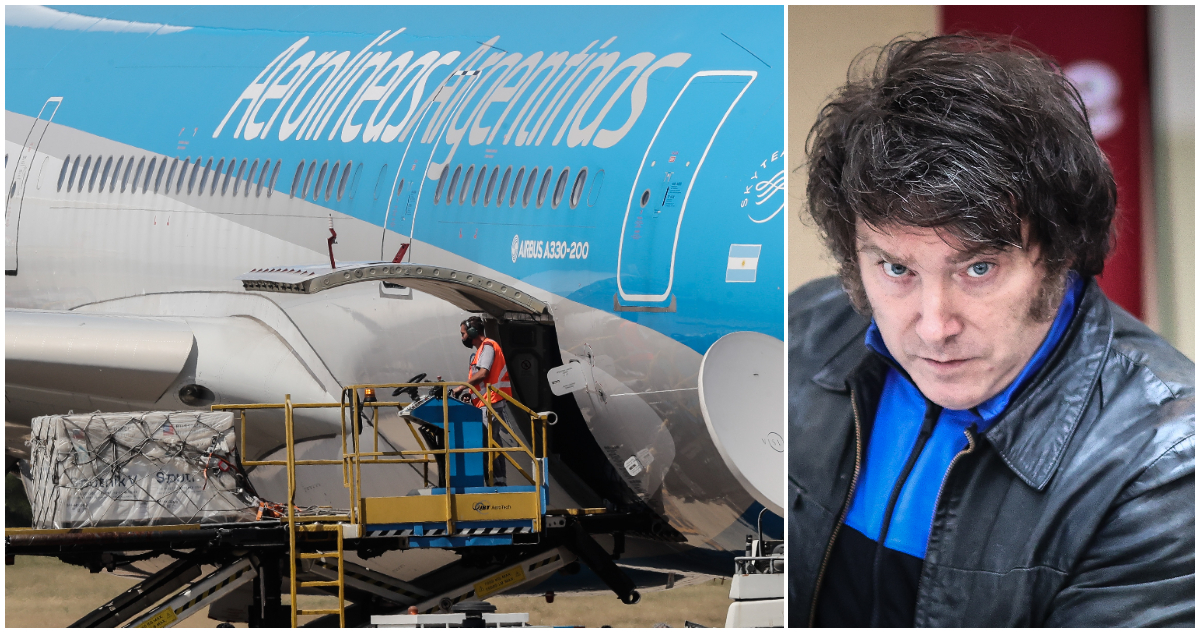 Tras más de una década, Milei anula exclusividad a Aerolíneas Argentinas para viajes de sector público