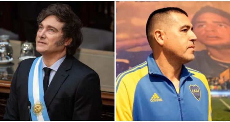 Javier Milei volvió a arremeter contra Juan Román Riquelme