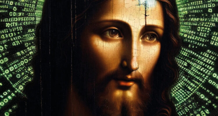 Imagen referencial para el Jesús de IA