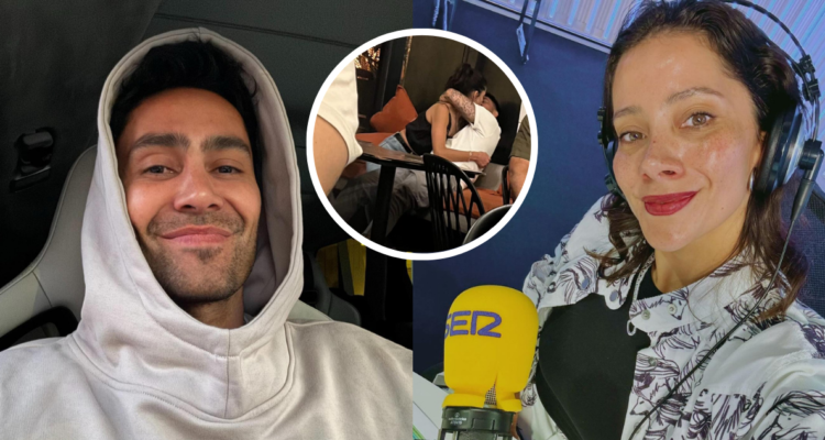 Luis Jiménez y Martina Orrego, locutora radial,