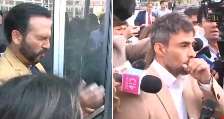 Agreden a periodista durante salida de Jorge Valdivia de tribunales