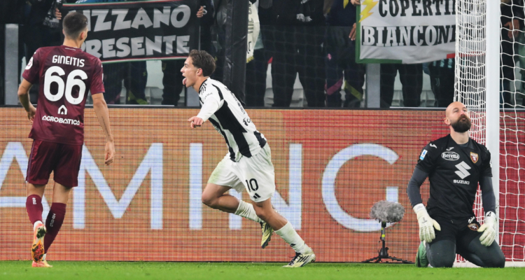 Guillermo Maripán vio desde la banca la derrota de su Torino ante Juventus en el clásico de Turín