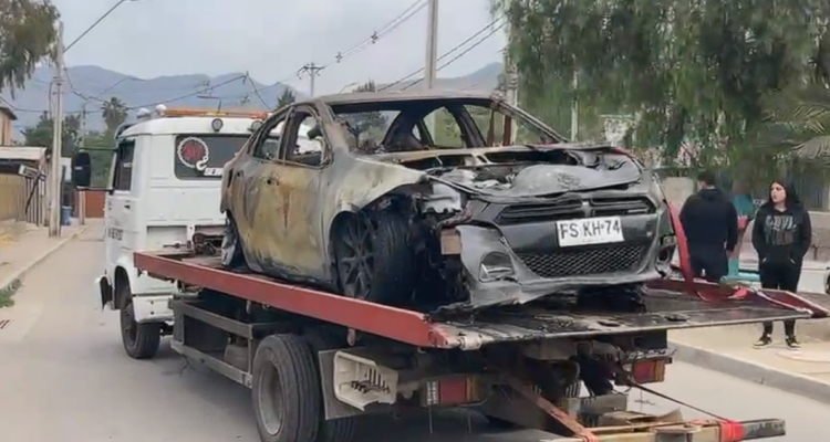 Balean en el rostro a niña de 9 años en Lampa: atacante quemó auto en el que ella iba