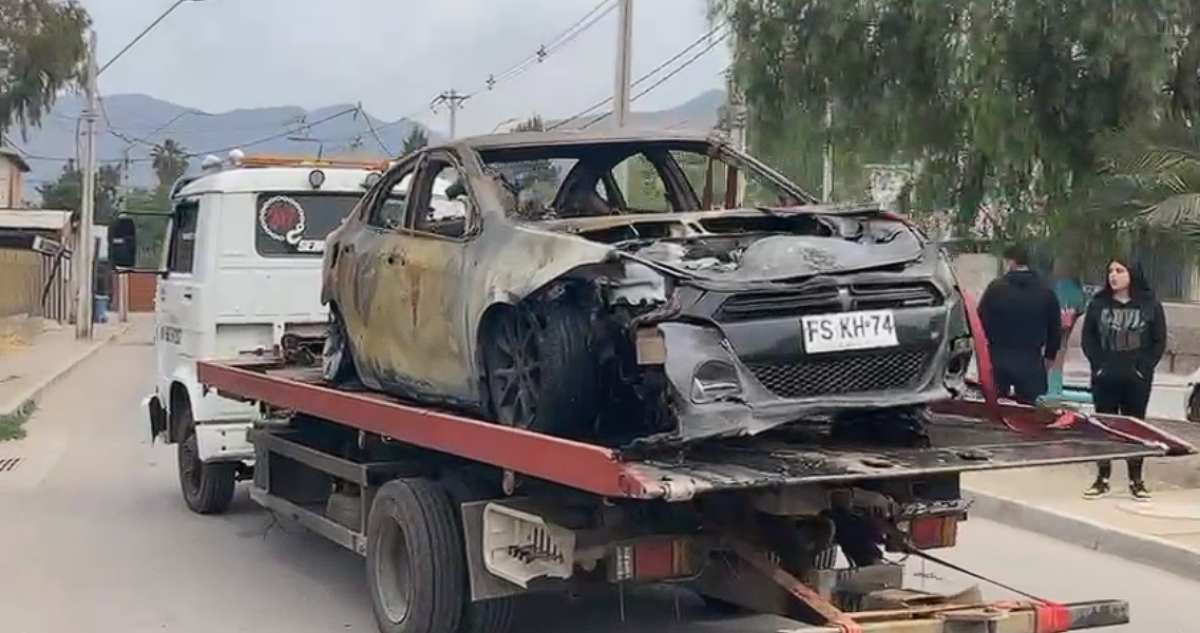 Balean en el rostro a niña de 9 años en Lampa: atacante quemó auto en el que ella iba
