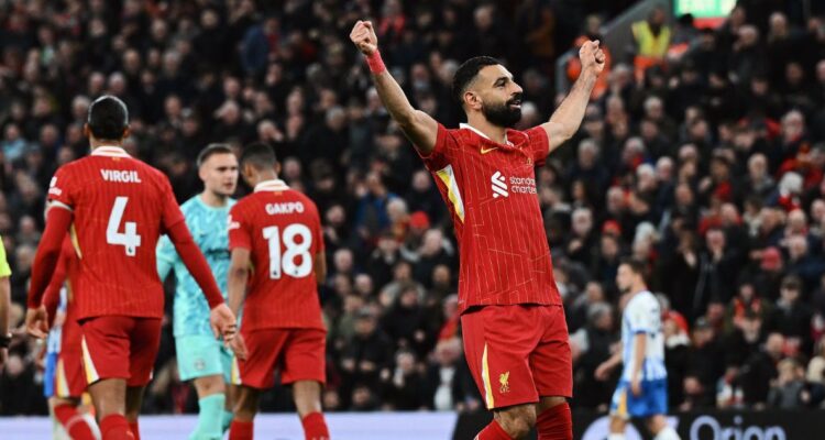 Liverpool superó al Brigthon y alcanzó liderato de Premier League