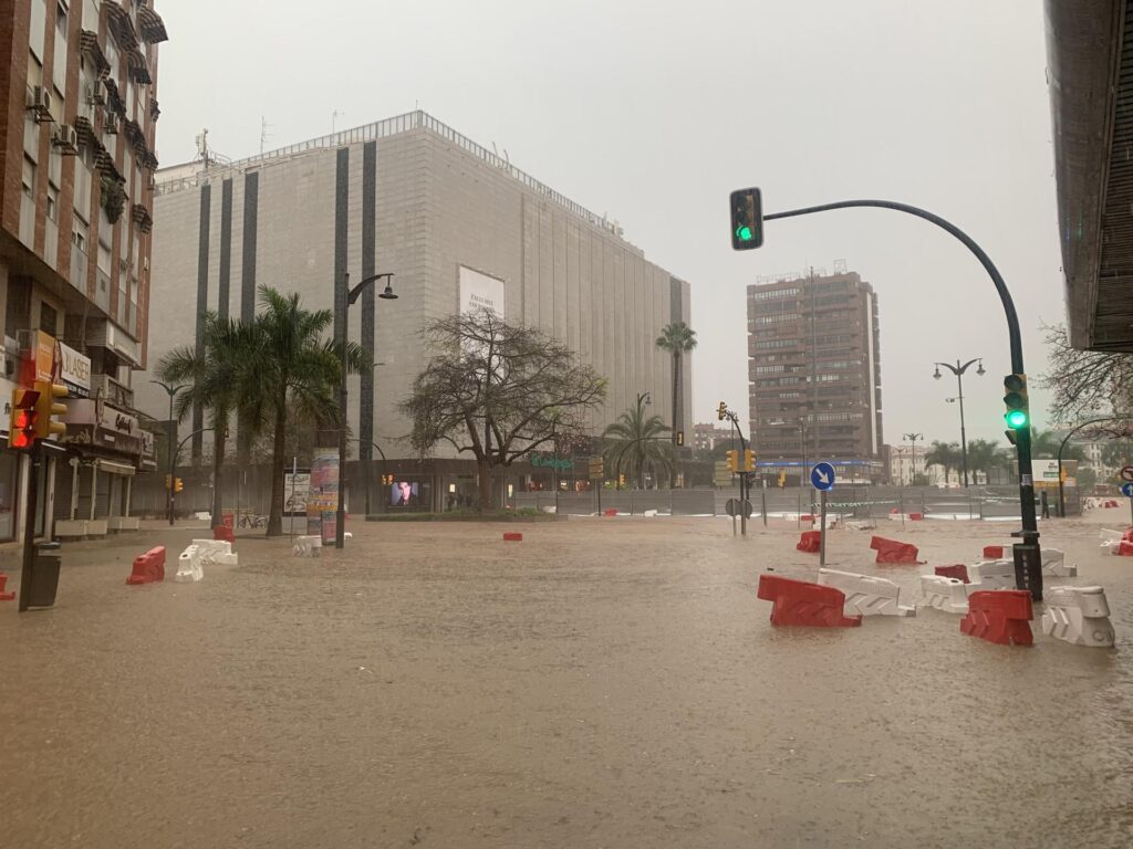 Inundaciones en Málaga 