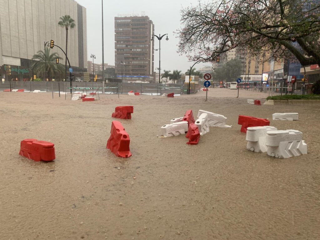 Inundaciones en Málaga 