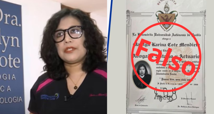 Marilyn Cote, falsa psiquiatra en México