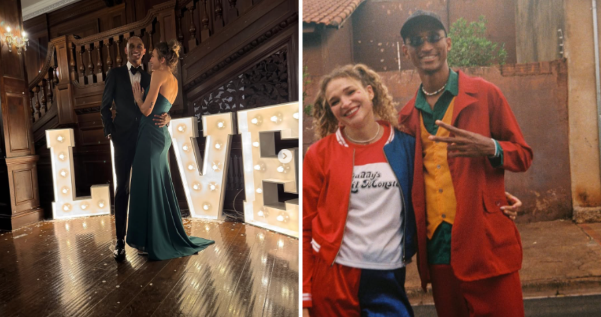 Martina Weil y su pareja