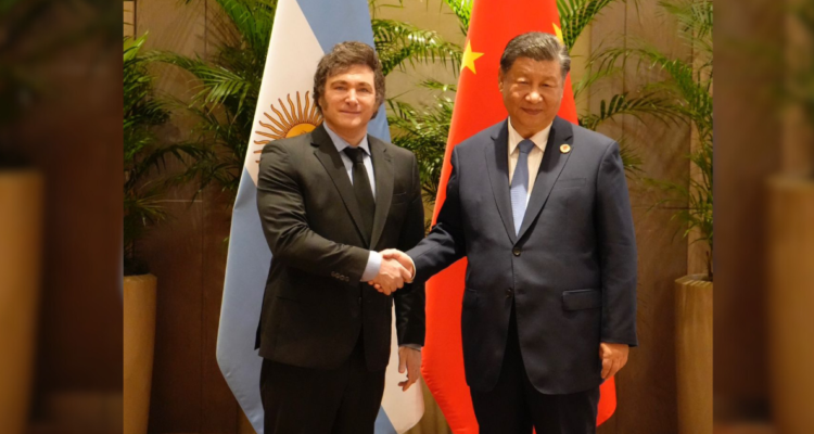 El primer cara a cara de Javier Milei con el presidente de China Xi Jinping tras cumbre G20 en Brasil