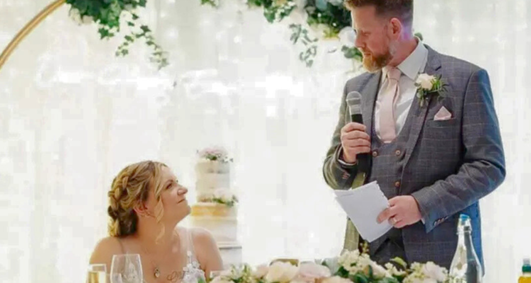 Una mujer se casó con el hombre que evitó que se quitara la vida en las líneas del tren en Inglaterra.