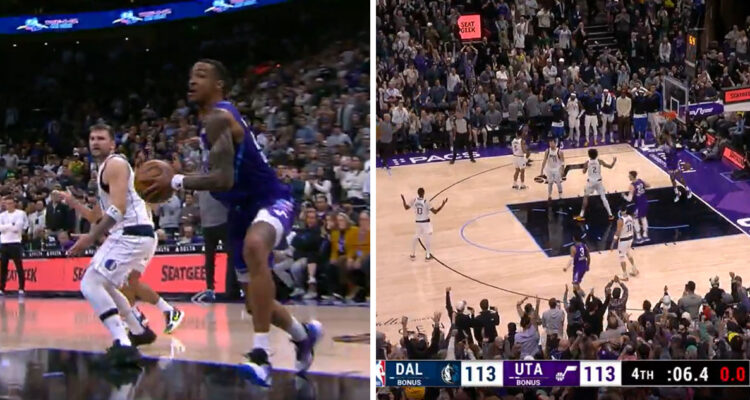 Luka Doncic condenó a sus Mavericks a una dolorosa derrota ante Jazz en la NBA.