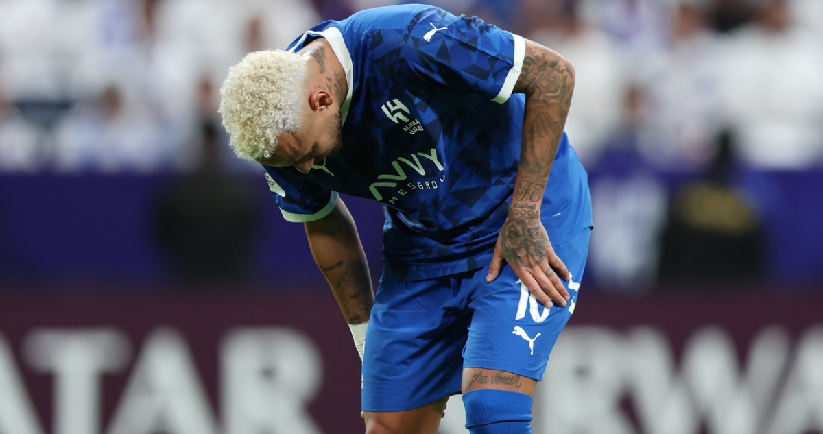 Neymar y su nueva lesión en el Al Hilal