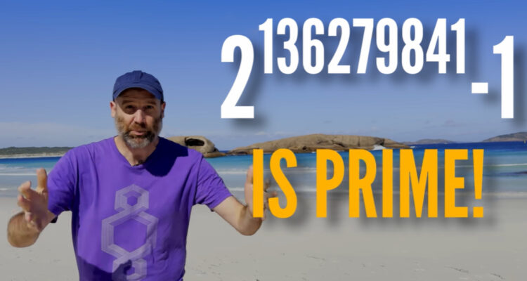 Foto del número primo más grande jamás encontrado