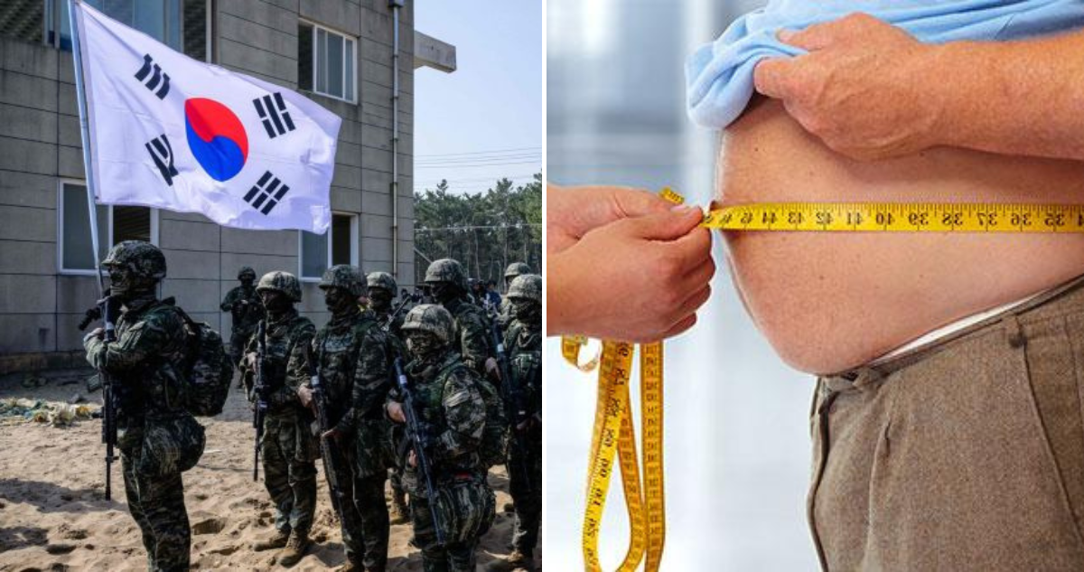 Corea del Sur: Evitó el Servicio Militar por estar obeso