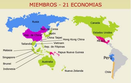 Cuáles son los países miembros de la APEC