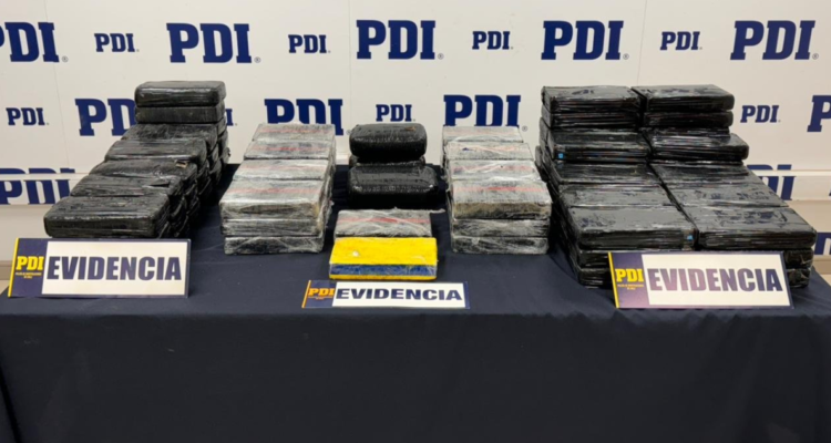 PDI desbarata banda criminal de tráfico de drogas y decomisa más de $1.700 millones en estupefacientes