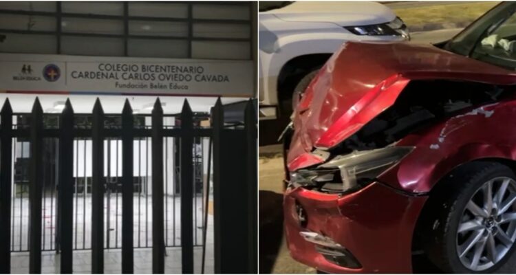 Cuatro detenidos deja persecución por robo de colegio en Maipú