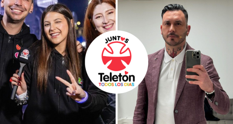 Ignacia Antonia y Mauricio Pinilla en referencia a percance en la Teletón