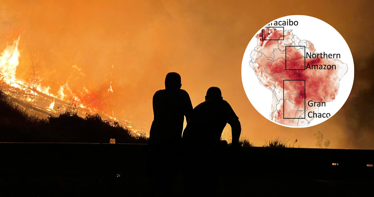 Foto para ilustrar incendios en Sudamérica