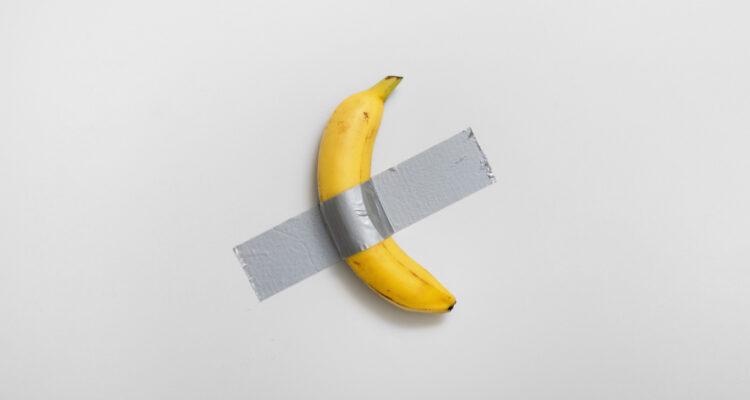 Un plátano que se vendió como una obra de arte millonaria