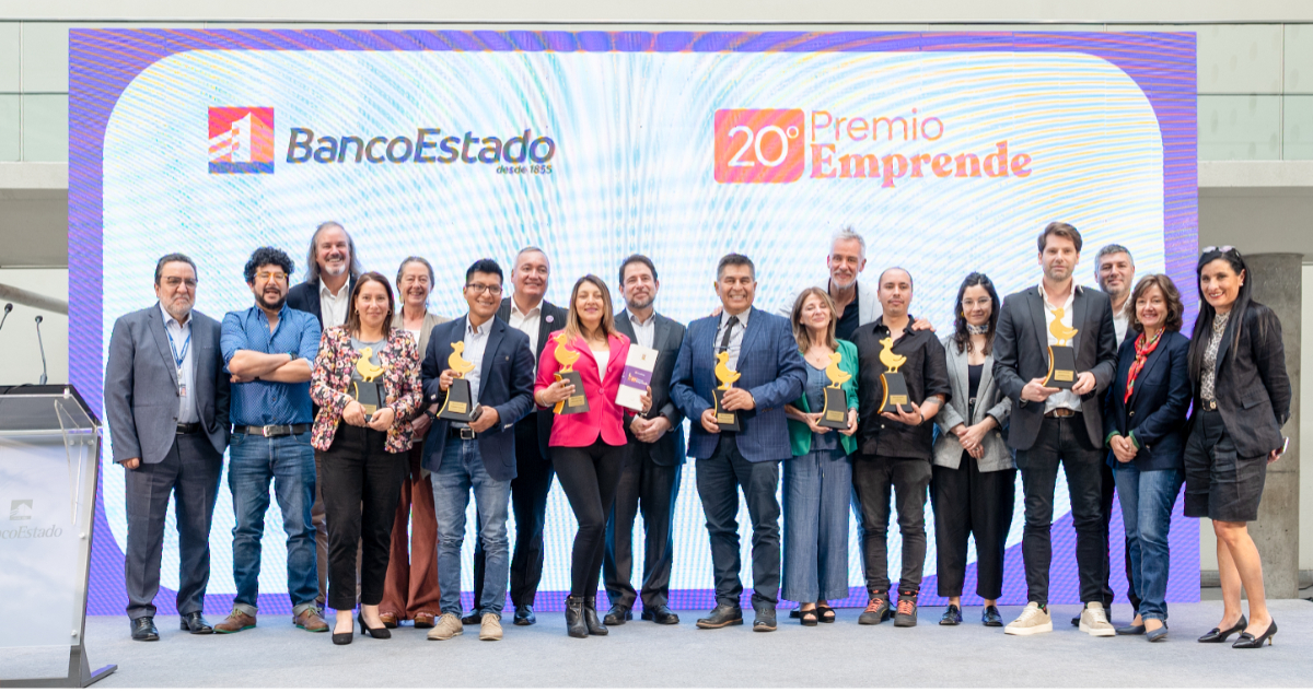 Más de 50 MiPyMes de todo Chile son reconocidas por BancoEstado con el Premio Emprende 2024