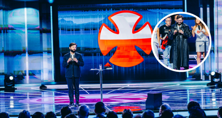 Teletón 2024: Presidente Boric pujó por chaqueta de Emmanuel, donó libro y envió reconocimiento