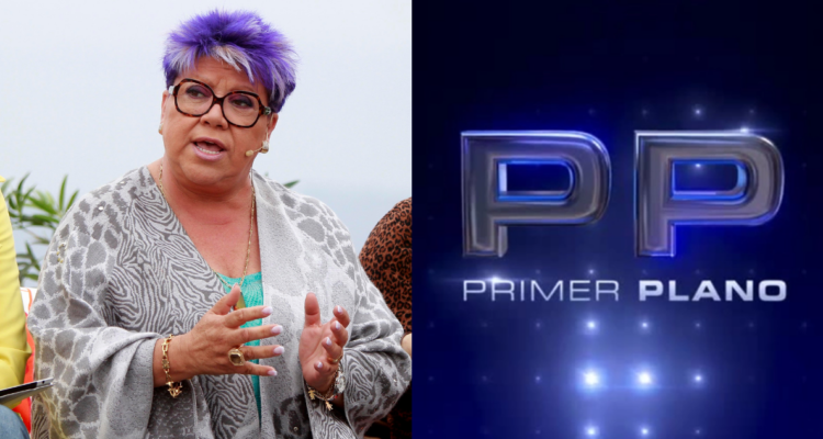 Patricia Maldonado y logo de Primer Plano en referencia a sueldo y fecha de estreno