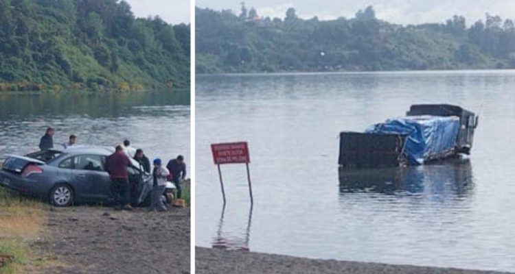 Proponen pista de frenado en Frutillar tras accidente de camión que terminó en Lago Llanquihue