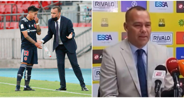 Rafael Dudamel en su paso por La U y actualmente tras dejar el Atlético Bucaramanga en Colombia