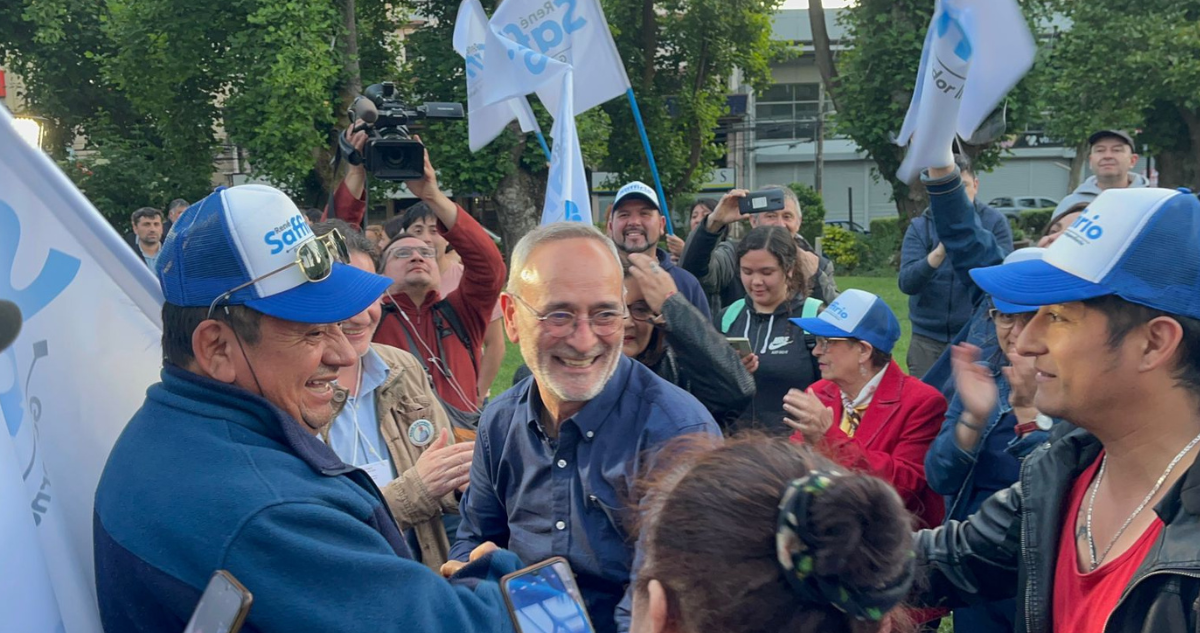 René Saffirio tras conocerse su victoria en La Araucanía